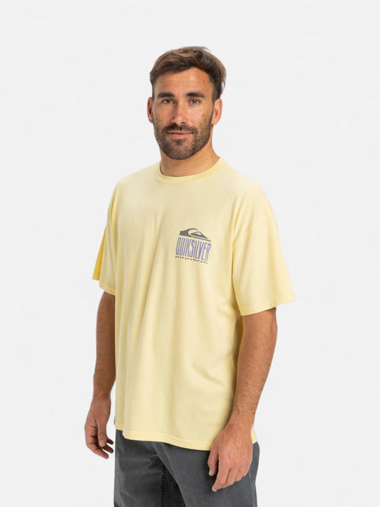 Remera Quiksilver GH QS World Force Amarillo Pastel