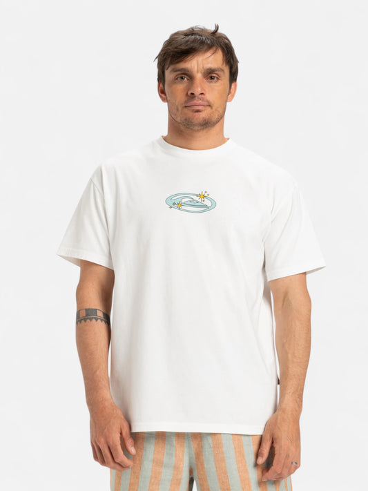 Remera Quiksilver Nd Nature Magic Blanco