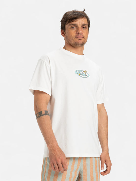 Remera Quiksilver Nd Nature Magic Blanco
