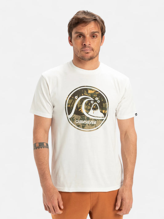 Remera Quiksilver Evo Bubble Wrapped Blanco