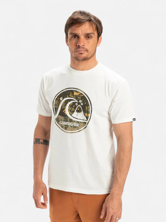 Remera Quiksilver Evo Bubble Wrapped Blanco