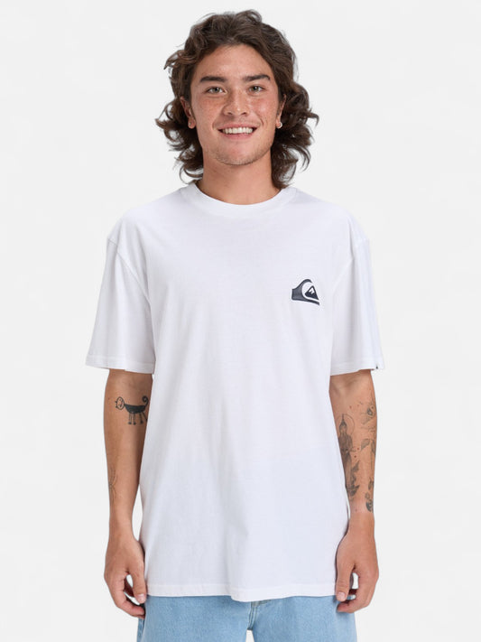 Remera Quiksilver Ev Mini Logo Blanco
