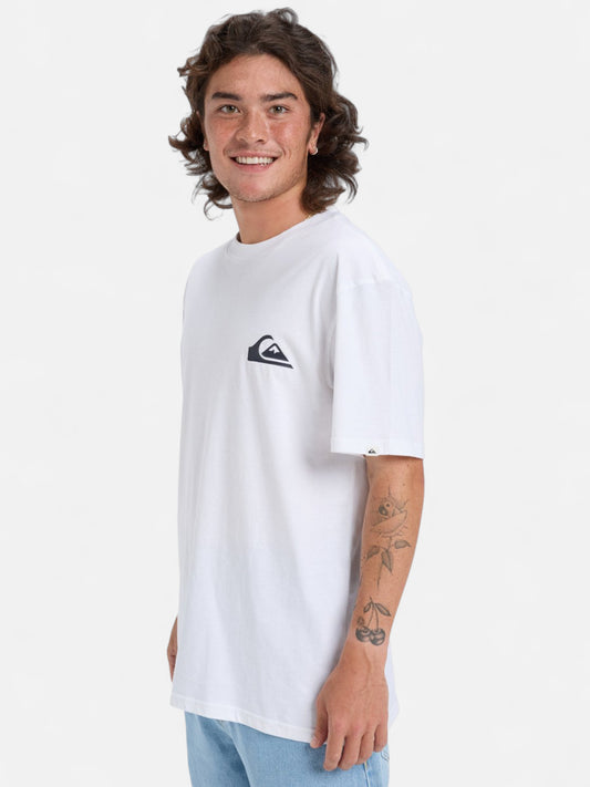 Remera Quiksilver Ev Mini Logo Blanco