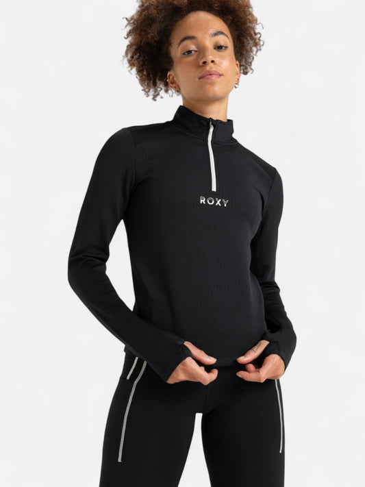 Buzo Roxy Fitness Bold Moves 2.0 Negro