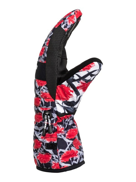 Guantes Snow Roxy Cynthia Rowley Floreado