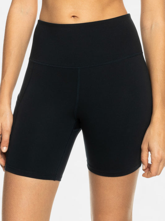 Biker Roxy Mujer Heart Into It Negro