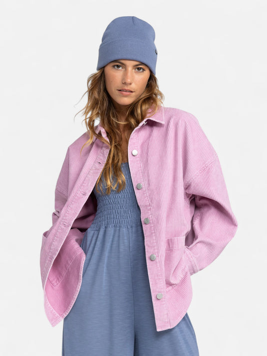 Camisa ML Roxy Kick Back Rosa