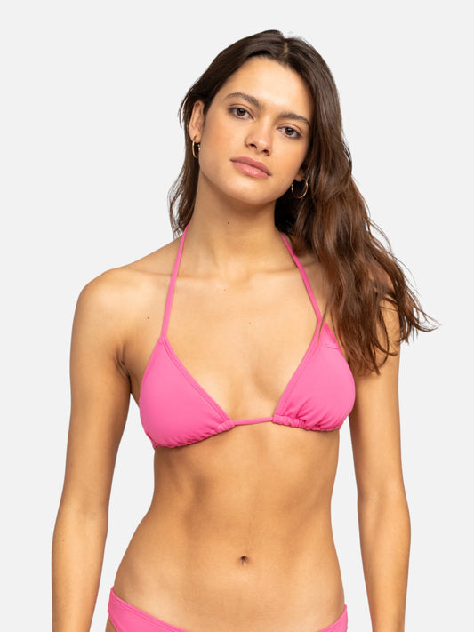 Bikini Roxy SD Beach Classics Mod Tiki Tri Rosa