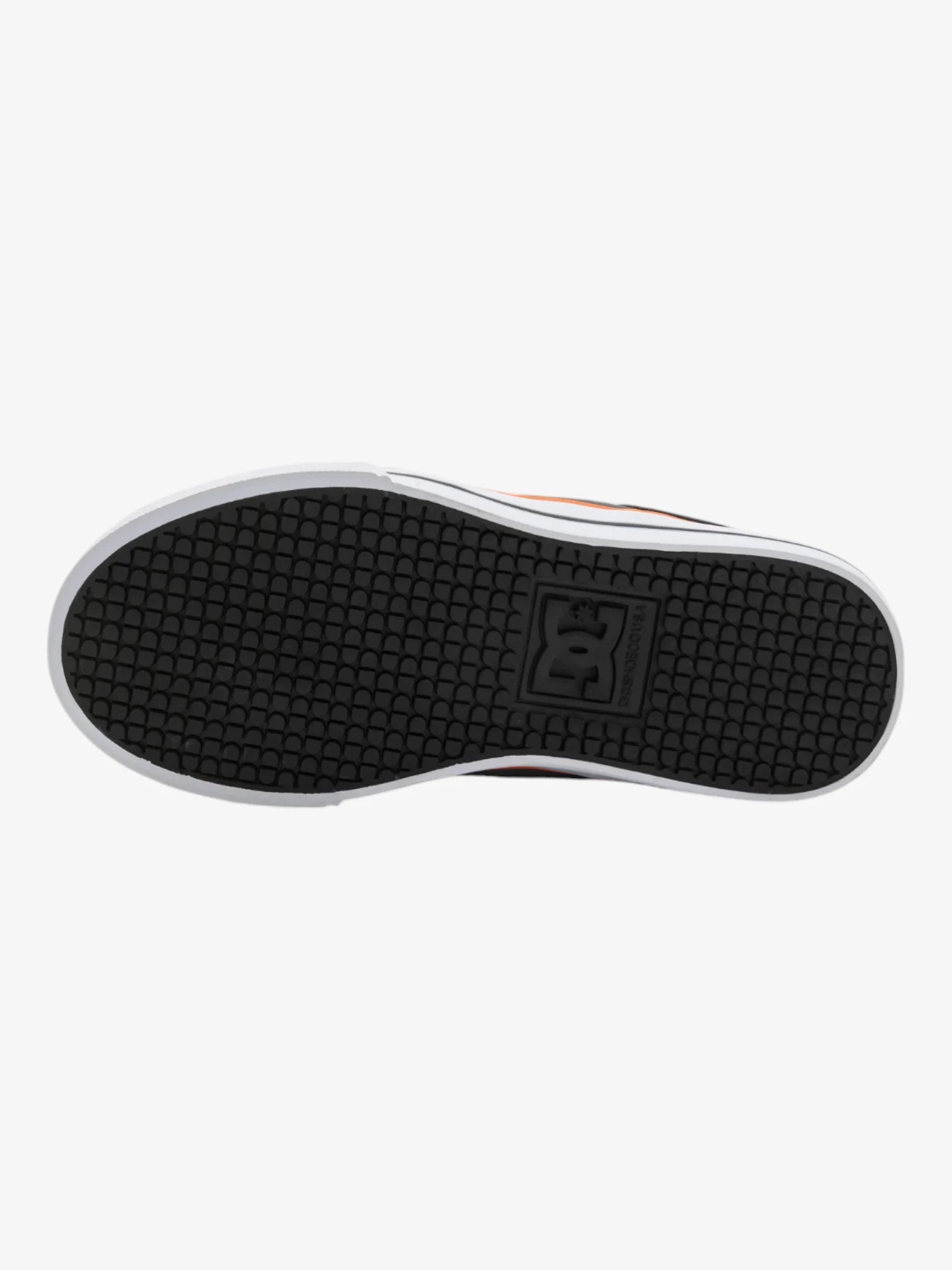 Zapatillas DC Niño Pure Elastic Negro Blanco Naranja - Indy