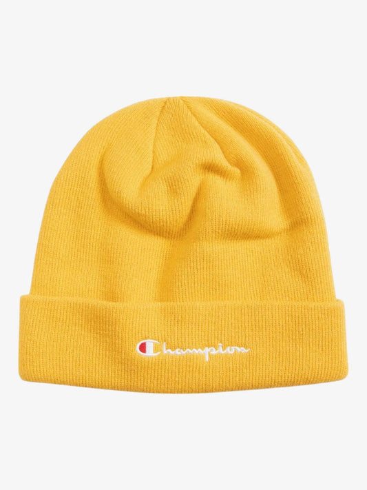 Gorro Champion Logo Amarillo