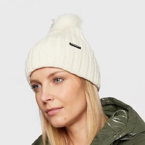 Gorro Converse Pom Beige - Indy