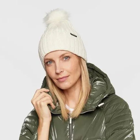 Gorro Converse Pom Beige - Indy