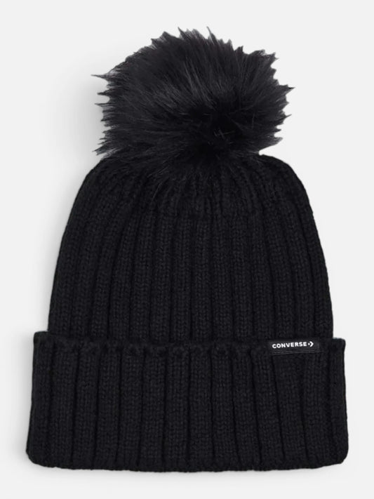 Gorro Converse Pom Beanie/ Negro
