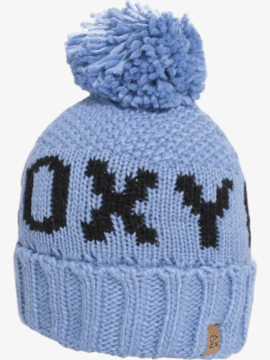 Gorro Roxy Snow Tonic Celeste Negro