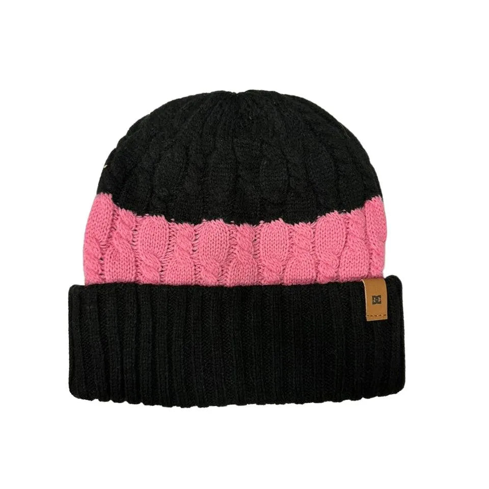 Gorro Snow Dc Luxe Mujer Negro Rosa - Indy