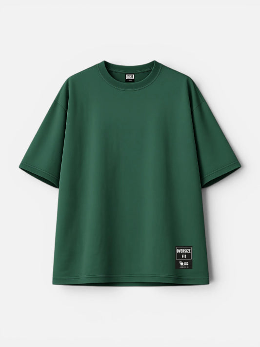 Remera Gotcha Solid Oversize Verde Ingles