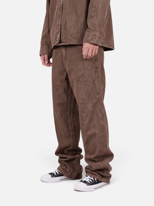 Pantalon Jean NTF Nebraska Relax Brown