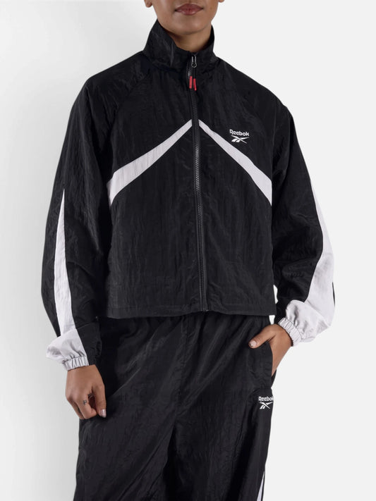 Campera Reebok Heritage Dance Blocked Track Jacket - Negro/Blanco