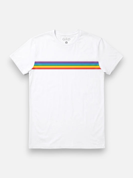 Remera Good Rainbow Blanco