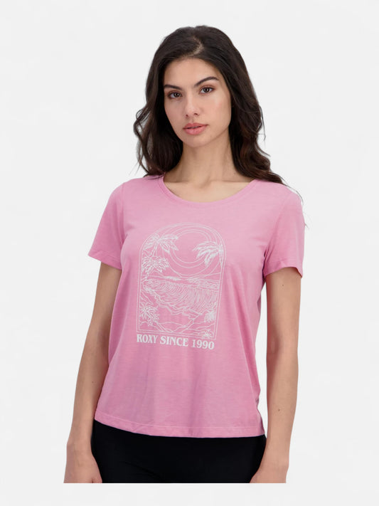 Remera Roxy Surfclassic Rosa