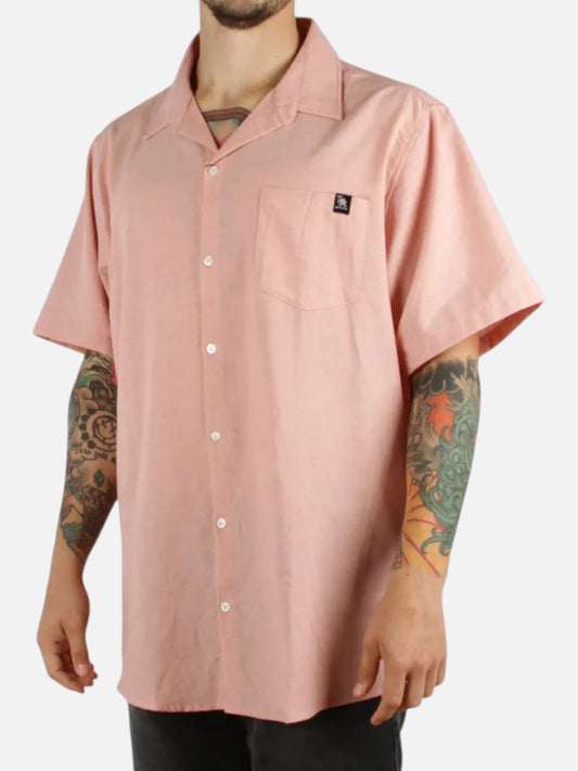 Camisa Gotcha Classic Lino Rosa