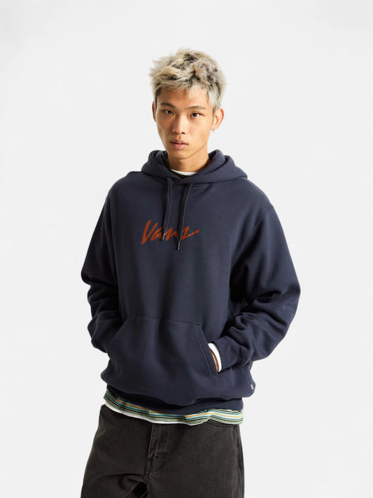 Buzo Vans Hoodie Scripted Azul
