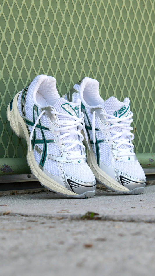 Zapatillas Asics Gel-1130 Blanco Crema Verde