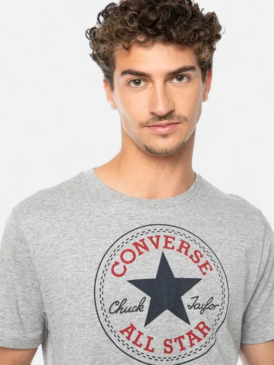 Remera Converse Patch Tee Gris
