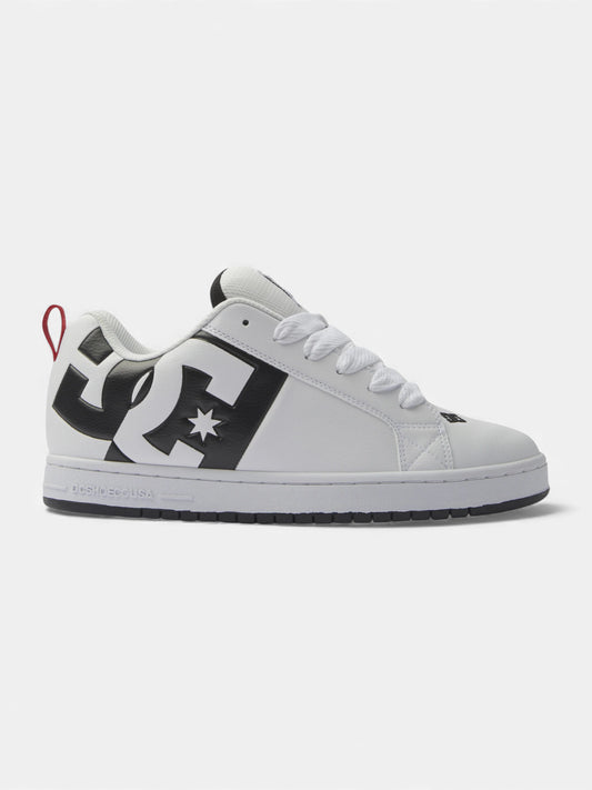 Zapatillas DC Court Graffik SQ Blanco Negro