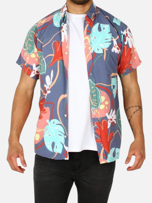 Camisa Gotcha Goolwa Celeste