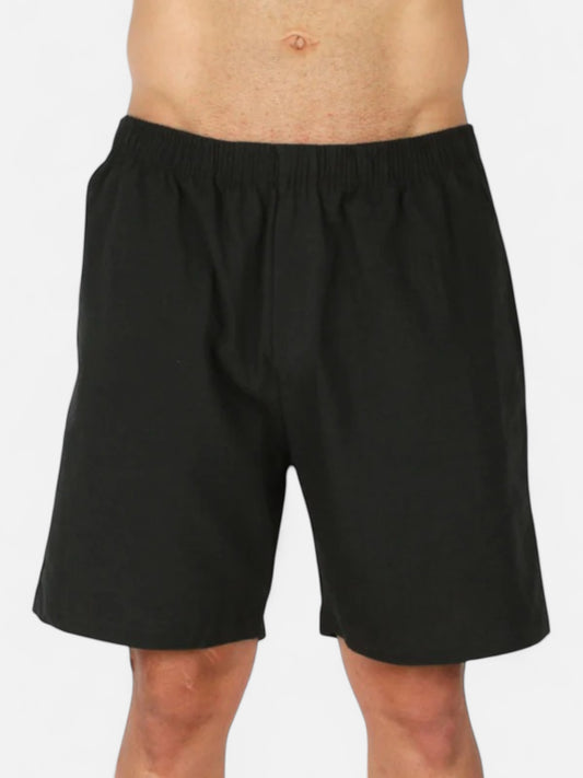 Bermuda Gotcha Trendy Lino Negro