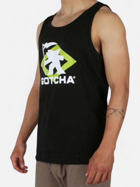 Musculosa Gotcha Sharkman Negro