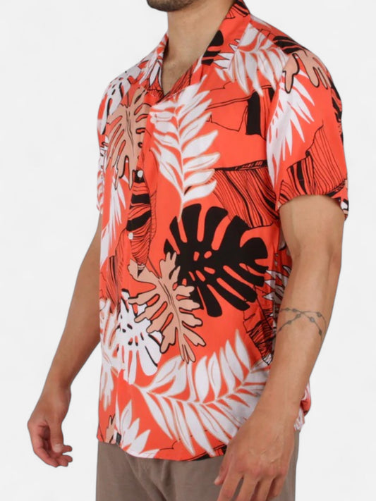 Camisa Gotcha Backyards Rojo