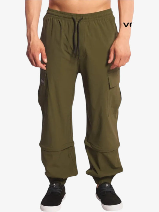 Pantalon Cargo Volcom Ripstop Desm Fisher Verde