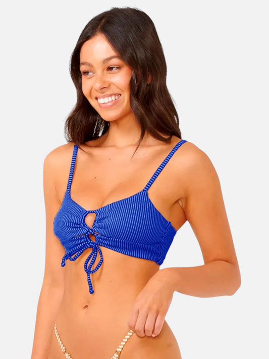Top Bikini Rip Curl Crop Morley Azul