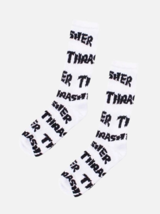 Medias Thrasher Th Pack x2 Blanco