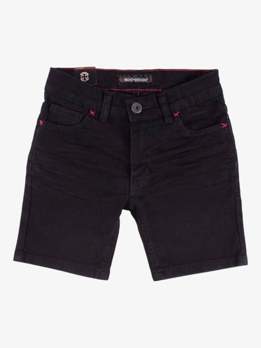 Bermuda Independent Wa Skinny Black Niño Negro - Indy
