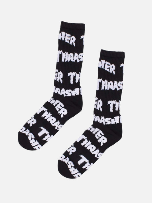 Medias Thrasher Th Pack x2 Negro