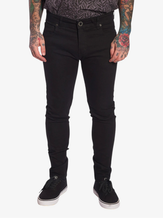 Jean Volcom 2x4 Stone Negro - Indy