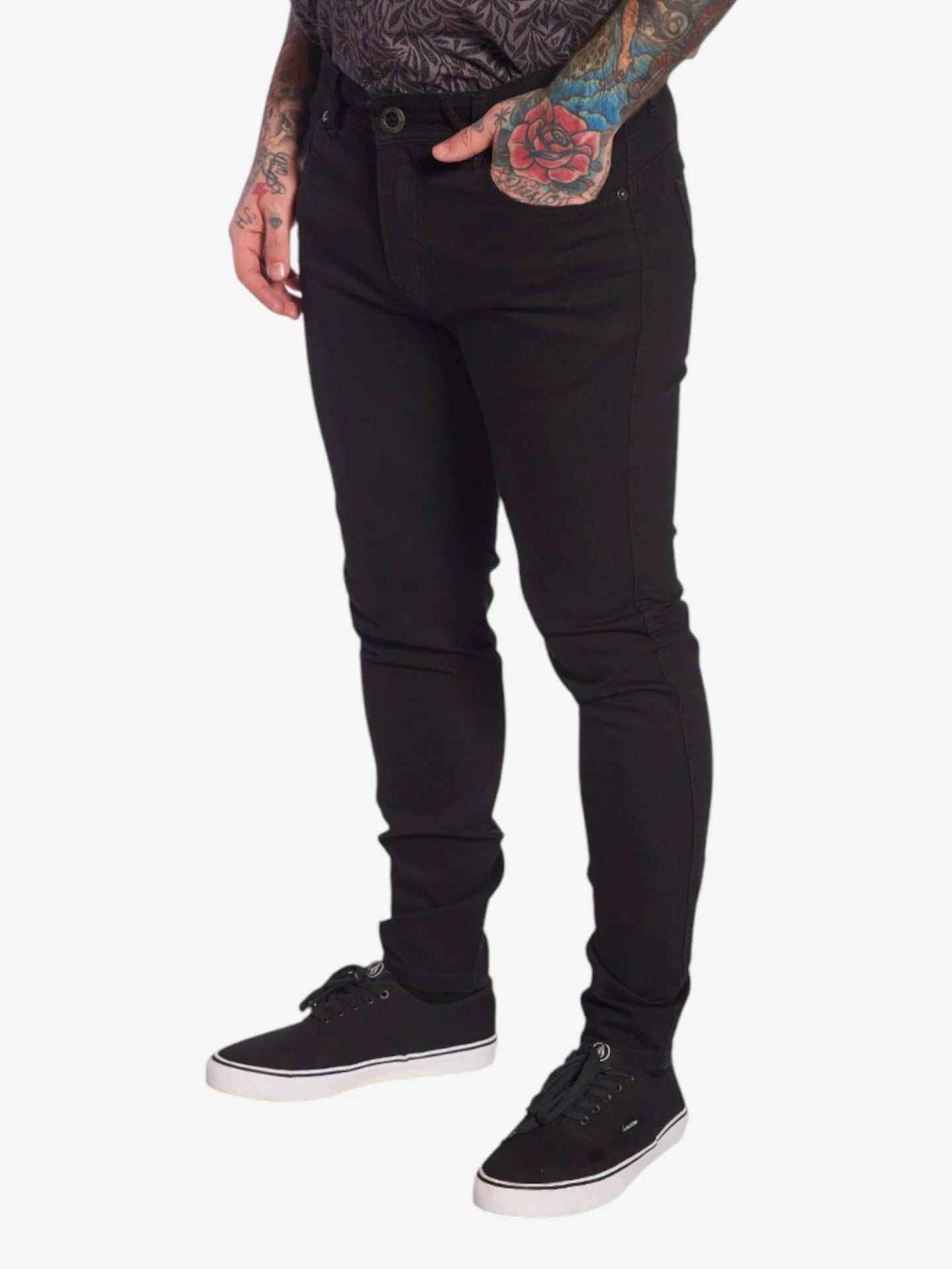 Jean Volcom 2x4 Stone Negro - Indy