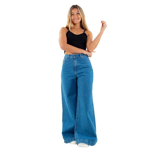 Jean Roxy Perfect Break High Azul - Indy