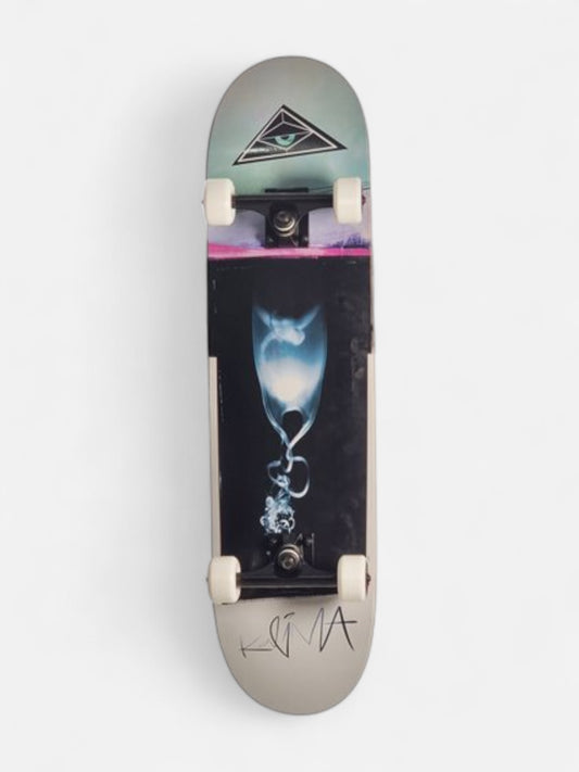 Skate Completo Kalima Smoke Vision Blanco