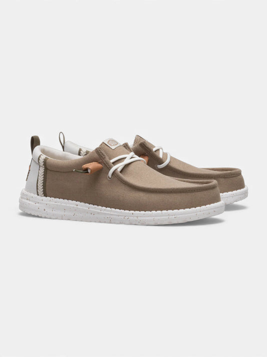 Zapatos Hey Dude Wally Craft Linen Beige