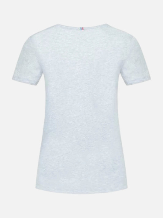 Remera Mujer Le Coq Sportif Ess Tee Ss Col V N°2 W Gris Ch