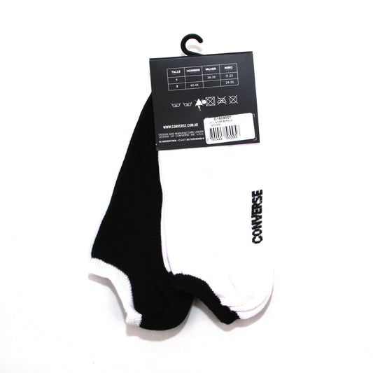 Medias Converse All Star Negro Blanco - Indy