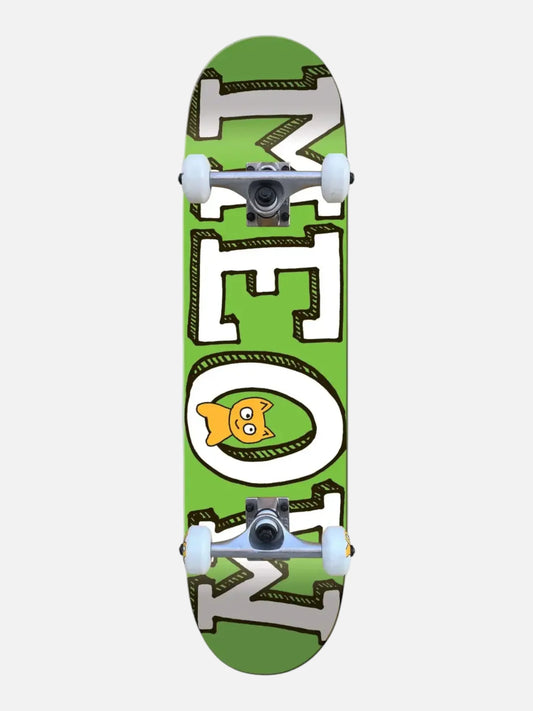 Tabla Skate Meow Logo Green 7.75 Verde