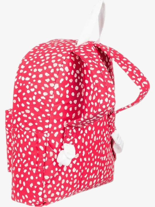 Mochila Roxy Sugar Baby Canvas Rojo Blanco