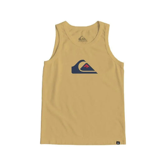 Musculosa Quiksilver Comp Logo Boys Mostaza - Indy