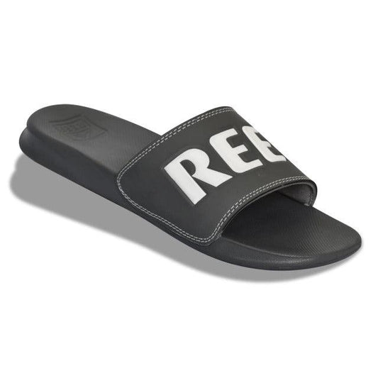 Ojota Reef Leather Slide Ul Gris - Indy
