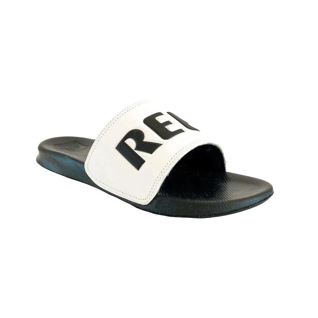 Ojota Reef One W Slide Ul Girl Blanco Negro - Indy